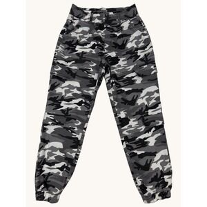 V.I.P. Gray Camouflage Cargo Jogger Pants Womens Size 7/28 Grey Camo Streetwear